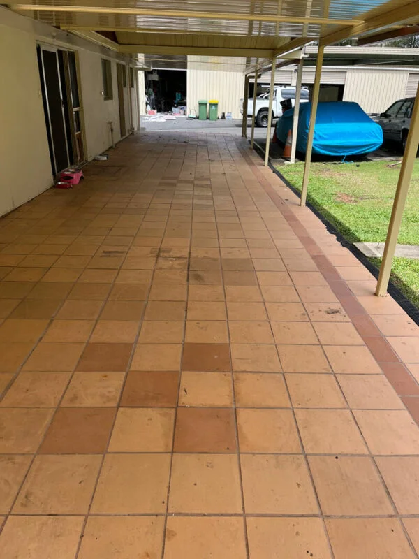 Before pressure washing image